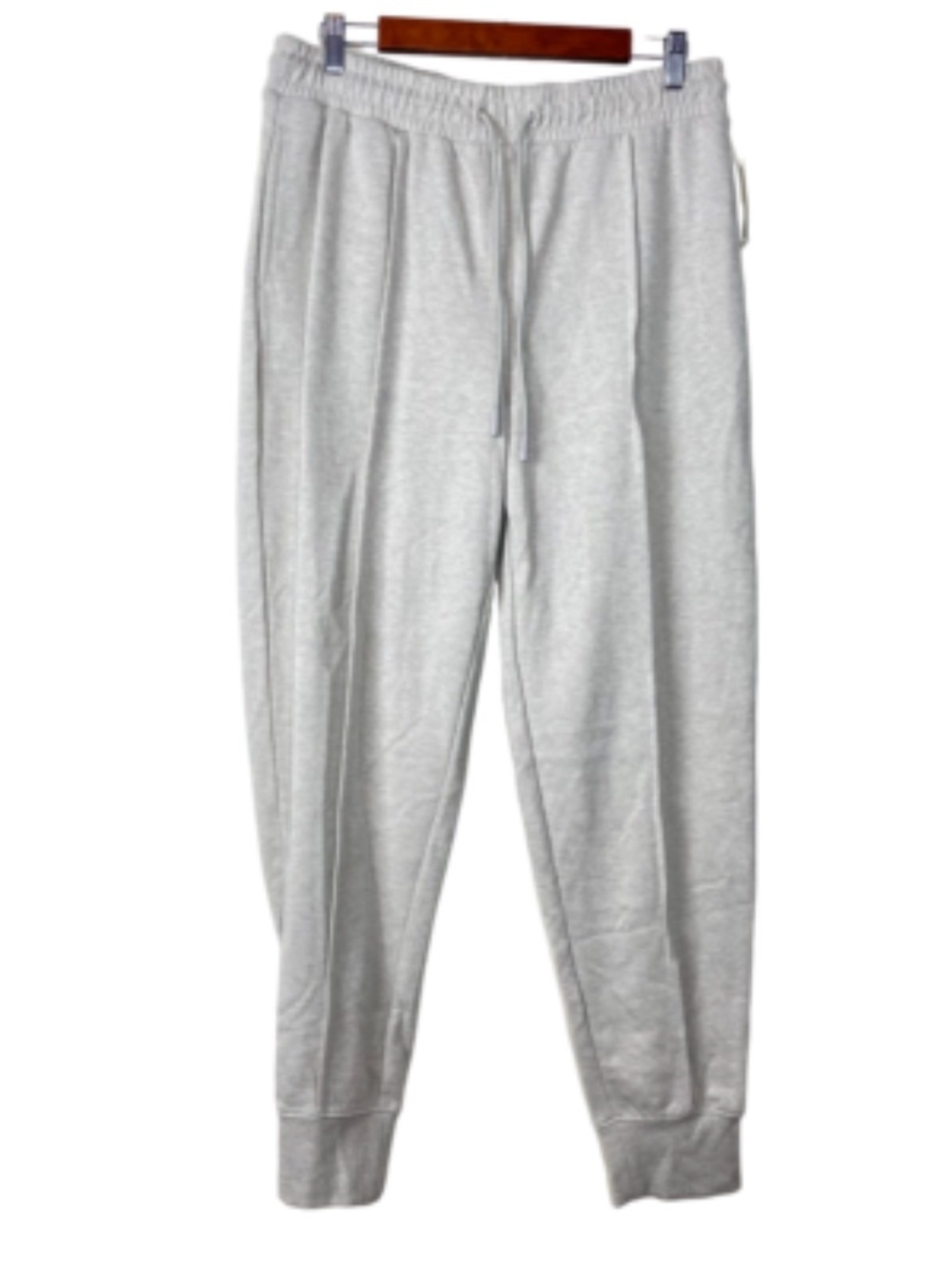 Women's Heather Gray Jogger Sweatpants size Large